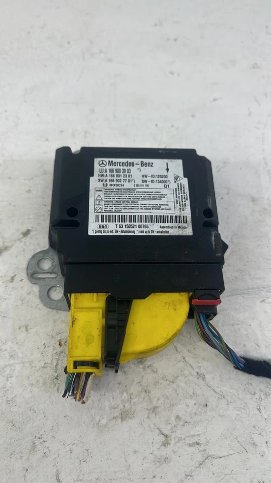 MERCEDES-BENZ ML350 AMG LINE PREMBLUETEC A 2015 SRS UNIDAD DE CONTROL ECU A1669003903 Foto 1 de 2