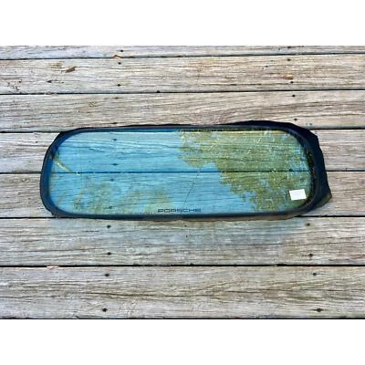 Porsche Boxster OE 2005-2008 convertible techo trasero techo blando ventana de vidrio 001057 Foto 1 de 4