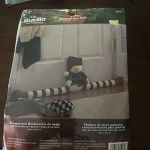 Bucilla Christmas Snowman Door Draft Kit, #85266 (2005)~New! - Picture 1 of 2