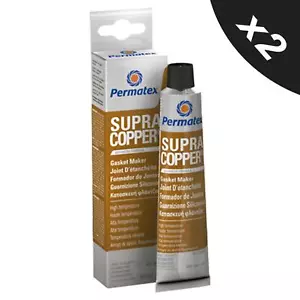 2x RTV Silicone Instant Gasket Maker Copper High Temperature Sealant 80ml OEM - Picture 1 of 7