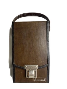 Marsand Brown Color Vintage 10 Cassette Holder - Picture 1 of 12