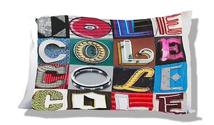 COLE Funda de Almohada Personalizada con Fotos de Letras de Letreros - Imagen 1 de 1