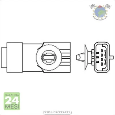 Sonda Lambda M.Marelli per RENAULT AVANTIME TWINGO TRAFIC THALIA SCENIC MEGANE - Immagine 1 di 3