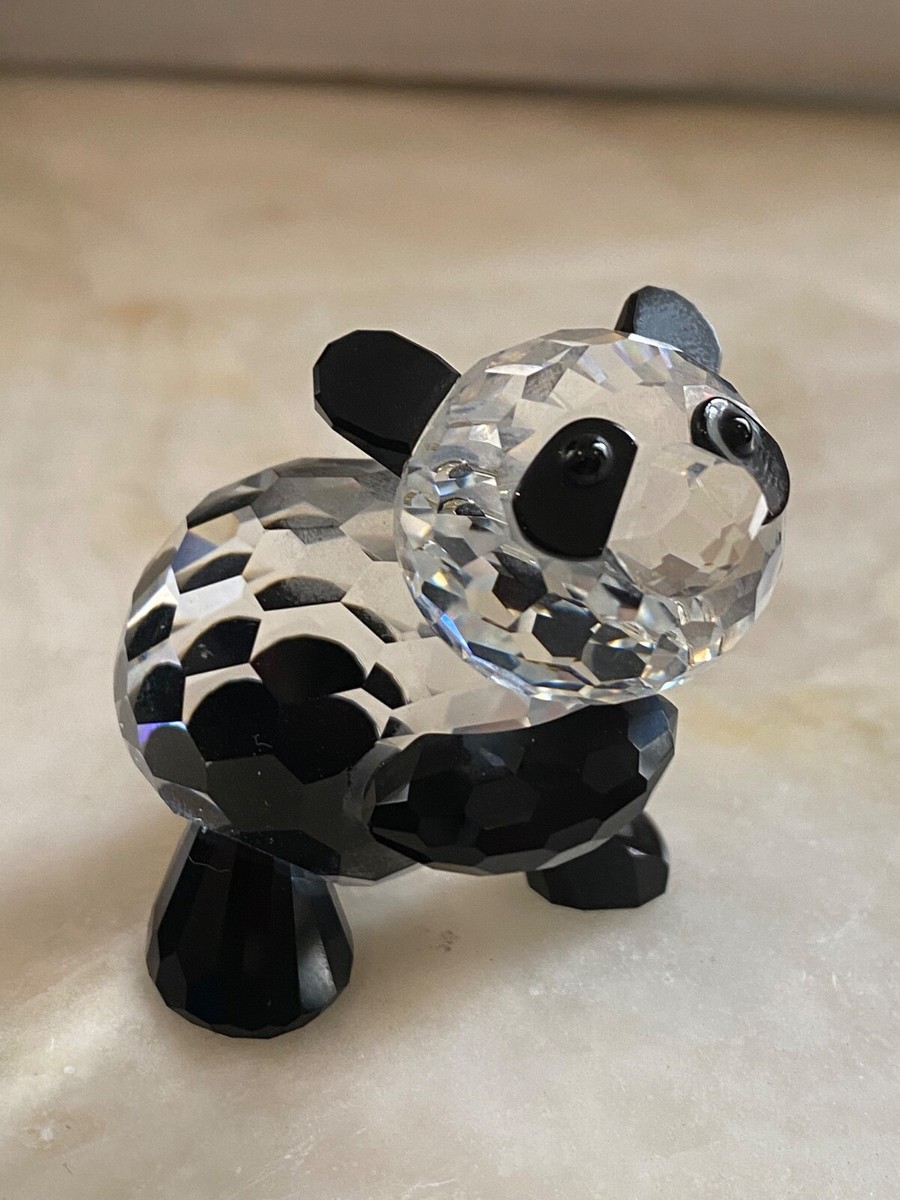 Swarovski マザーパンダ クリスタルフィギュア Swarovski Panda Mother with Baby – Steve's Hallmark