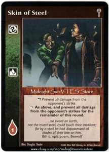 Skin of Steel Legacies of Blood V:TES VTES Vampire CCG - Picture 1 of 1