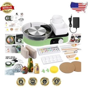 Elegantly Designed Pottery Wheel Kit for Adults - Quiet Operation & Premium Gift - Picture 1 of 8
