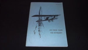 Libro militar retirado Guía de la Fuerza Aérea para la jubilación (AFP 35-4-1) 1962 - Imagen 1 de 5