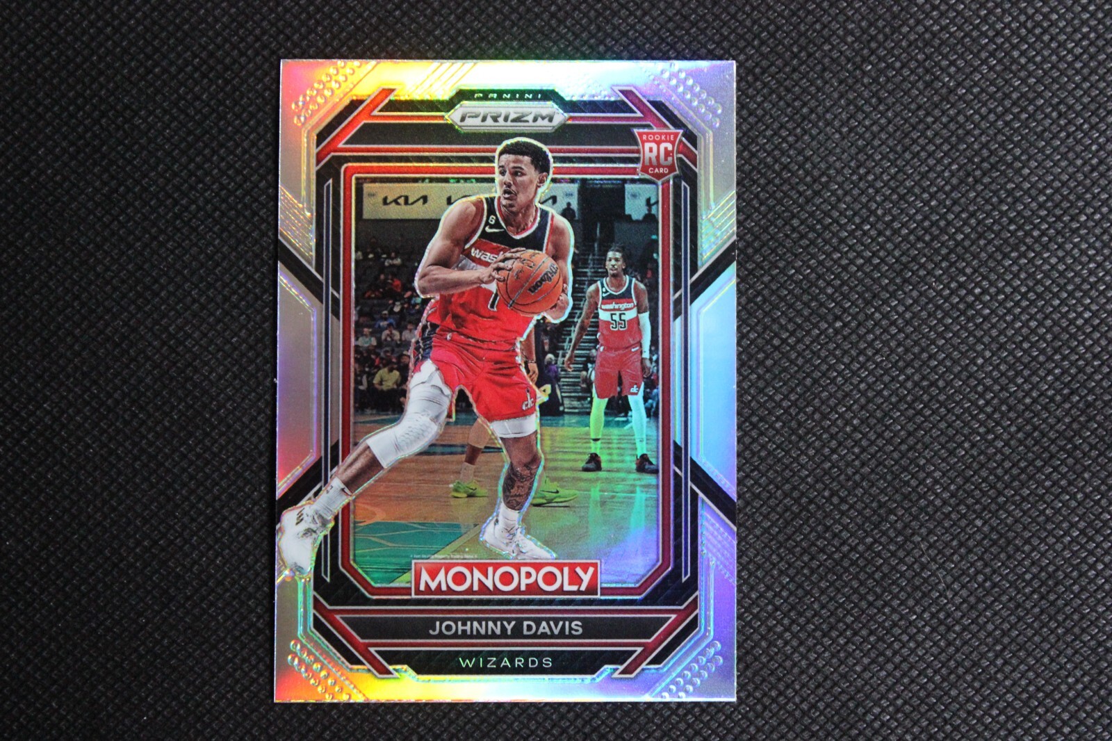 2022-23 MONOPOLY Prizm Basketball #90 JOHNNY DAVIS RC Silver Prizm