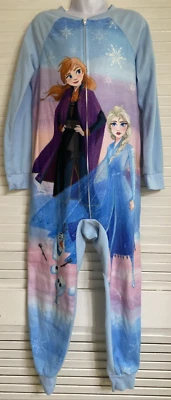 Pijama sin pies Disney Sleeper Frozen II niñas polar 1 pieza, 7/8 Anna & Elsa Foto 1 de 4