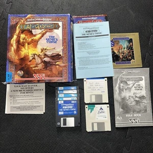 AD&D Al Qadim The Genie's Curse IBM Big Box PC Game 3.5" Great Shape - Picture 1 of 7