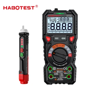 Habotest HT118A HT90 Digitalmultimeter TRMS 6000 zählt Voltmeter Auto-Ranging - Bild 1 von 22