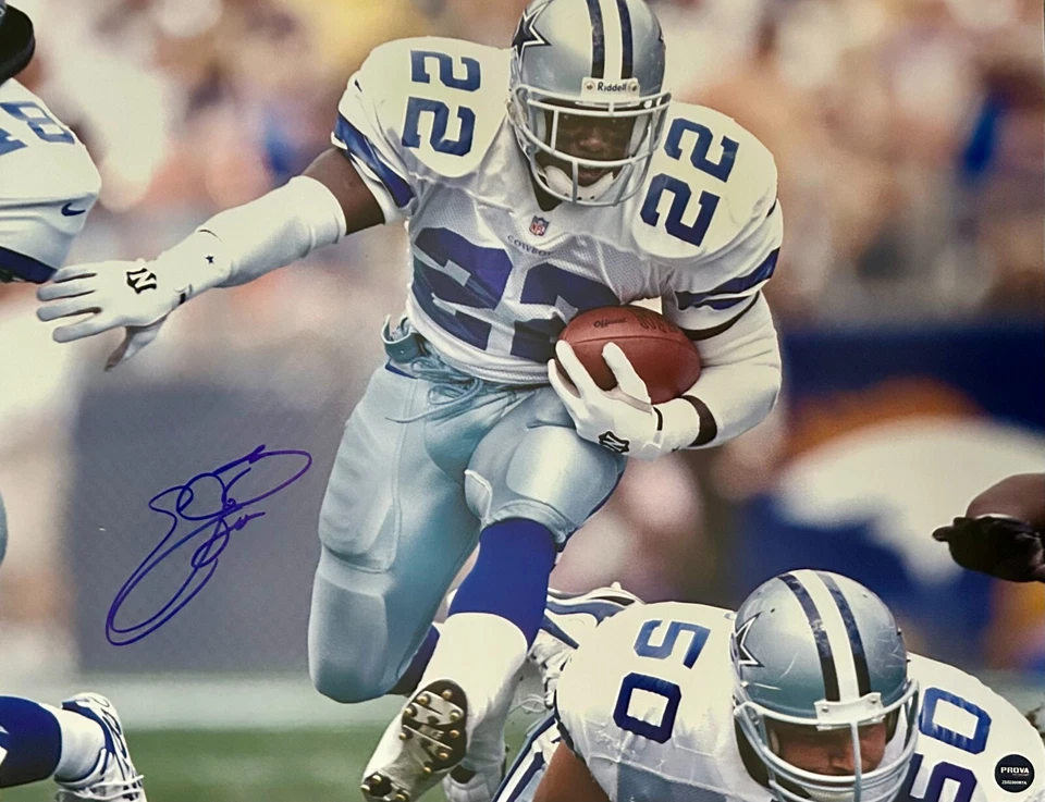 Emmitt Smith Signed Autographed 16x20 Photo Prova Authentic Dallas Cowboys #8 - Image 1 of 1
