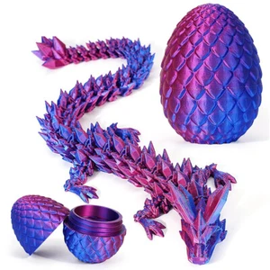 Easter Basket Stufers 3D Printed Dragon Surprise Egg Gifts for Kids Home Decor - Picture 1 of 17