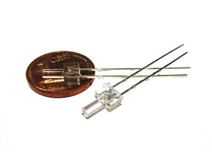 LED 2mm ( Tower-LED ) warmweiß 3V 50 Stück-Packung - Bild 1 von 2