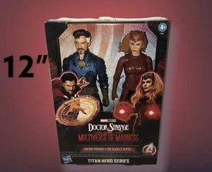 Marvel Titan Hero Series Scarlet Witch Doctor Strange 12” Action Figures - NEW - Picture 1 of 5