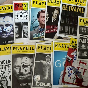 Lot 3 signierte Spielzettel Original Broadway Show. Original. Neuwertig - Bild 1 von 5