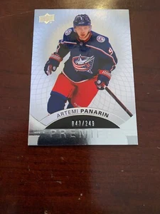 17/18 UD Premier Artemi Panarin Hockey Card #12 43/249 - Picture 1 of 4