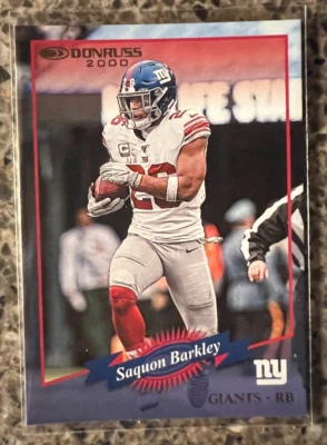 2020 Saquon Barkley Panini Donruss - Retro 2000 #R2K-SB - Image 1 of 2