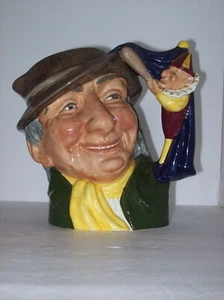 ROYAL DOULTON CHARACTER JUG "PUNCH AND JUDY MAN" D6590 - Picture 1 of 7