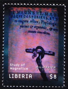 Liberia 2000 MNH, Study of Magnetism, Natural Sciences Millennium   [B59] - Picture 1 of 1