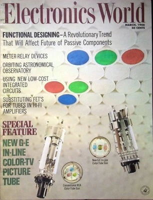 METER-RELAY DEVICES - ELECTRONICS WORLD MAGAZINE, MARCH, 1966 Foto 1 de 4