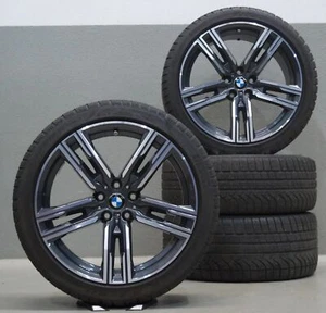 Original BMW 8er G14 G15 G16 19 Zoll Winterreifen M727 DOT21 Reifen Felgen TOP - Bild 1 von 12