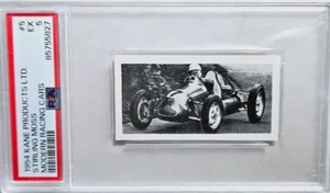 1954 Kane Modern Racing Cars #5 Stirling Moss F1 Racing Card PSA 5 EX - Picture 1 of 2