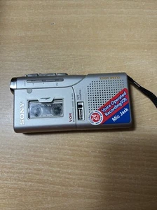 Grabadora de voz Sony Microcassette M-640V probada Vor con grabadora de cinta - Imagen 1 de 7