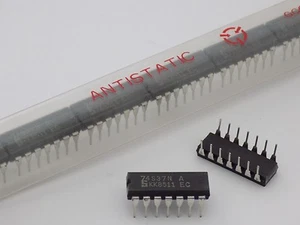 5x - Signetics 74S37N - Quad 2-INPUT Positive-Nand Gate Buffers - 74S37 IC DIP14 - Picture 1 of 6