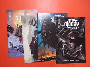 STEP BY BLOODY STEP #s 1, 2, 3, 4 - 2022 KOMPLETTE SERIE - ALLE NM 9,4 KOPIEN - Bild 1 von 4