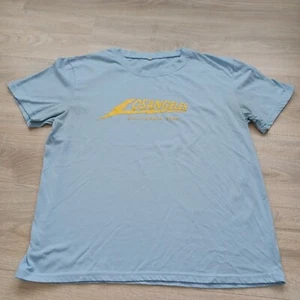 Los Angeles California 1984 Men's Size M Short Sleeve T-Shirt Light Blue EUC - Picture 1 of 11