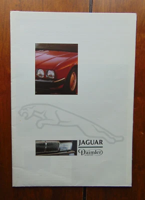 1987 Jaguar & Daimler Range Fold Out Brochure Pub No  JAG87/21 XJS - Image 1 of 4