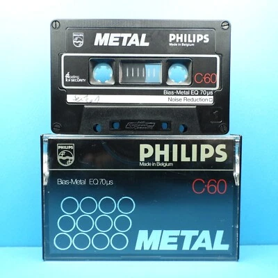 🍒 1x PHILIPS METAL C-60 * IEC IV Type 4 * Tape Cassette Tape кассета * 1978 - Image 1 of 3