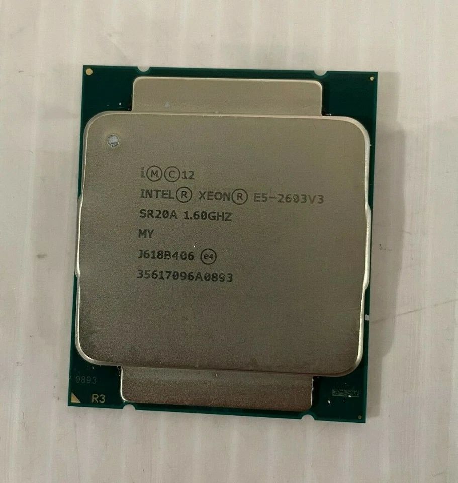 Intel Xeon E5-2603 V3 1.60GHz 15MB SR20A LGA2011-3 6 Core CPU Processor - Image 1 of 1