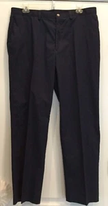 Haggar Mens Pants Size 40W X 32L Blue Button Closure F6 - Picture 1 of 7