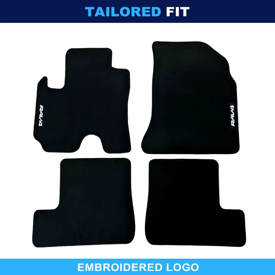 Alfombrillas de terciopelo de calidad para Toyota RAV 4 2003-2005 Foto 1 de 4