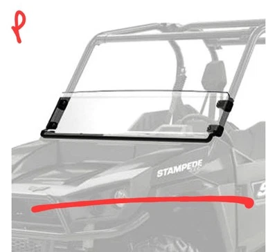 Medio parabrisas Arctic Cat - Stampede Havoc 2020 SVX1000 H654885 2017-2020 Foto 1 de 4