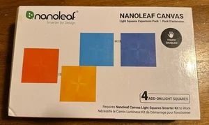 Nanoleaf Canvas 4 Add On Light Squares Canvas Expansion Pack - 4 Pieces - SEALED - Picture 1 of 2