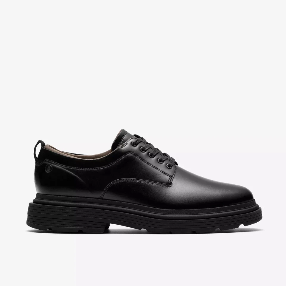 scarpe Clarks original BADBURY pelle nero au/25 n° 40 41 42 43 44 - Imagen 1 de 4
