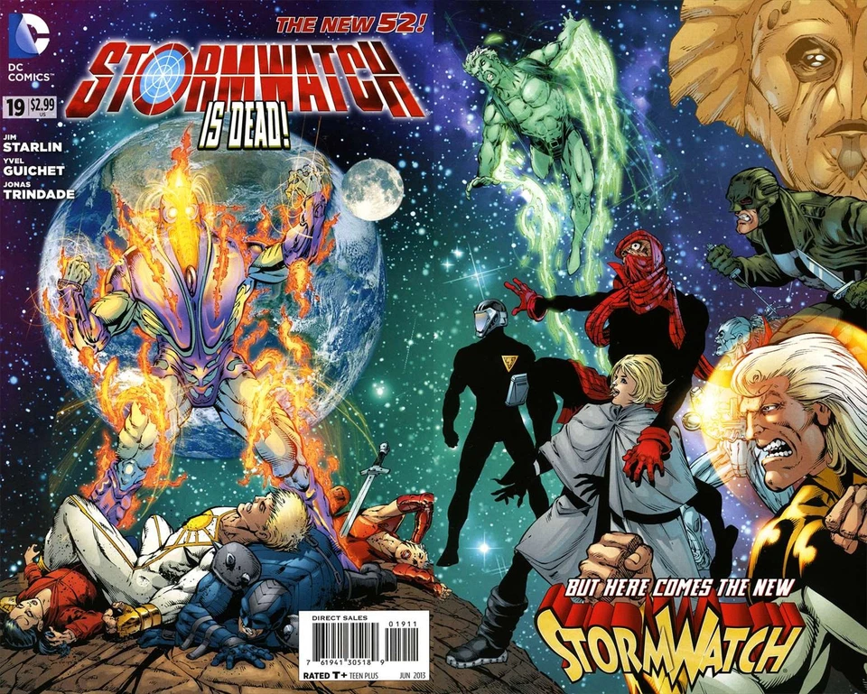 StormWatch (3ª serie) #19 en estado bastante bueno; DC | Nuevo 52 Jim Starlin - con bolsa + placa Foto 1 de 1