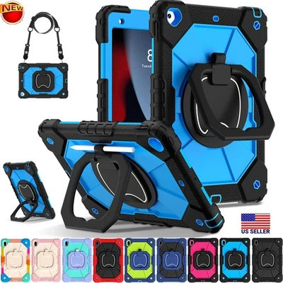 Вращающийся сверхпрочный чехол-стойка для iPad 7/8 9 10 11-го поколения рождественский подарок - Изображение 1 из 4