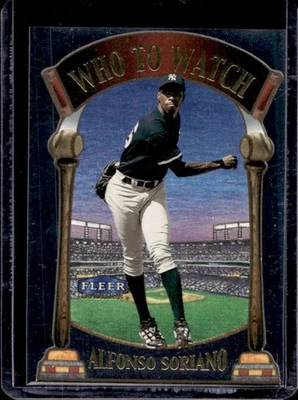 2000 Fleer Tradition Alfonso Soriano Who to Watch #9 WW Yankees - Image 1 of 2