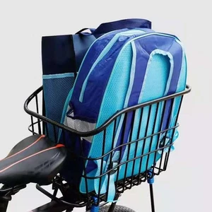 Bike Rear Basket Bicycle Basket Convenient Assemble Portable Elegant Large - Picture 1 of 6