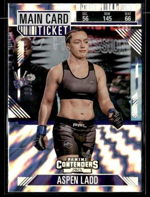 L16,897 - 2025 Panini Contenders PFL Main Card Ticket #58 Aspen Ladd /99 - Image 1 of 2
