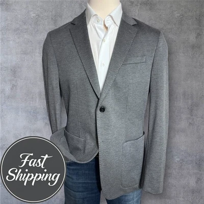 Blazer BANANA REPUBLIC Calce Ajustado Para Hombres 42R Gris Abrigo Deportivo Chaqueta de 2 Botones Elastizada Foto 1 de 4