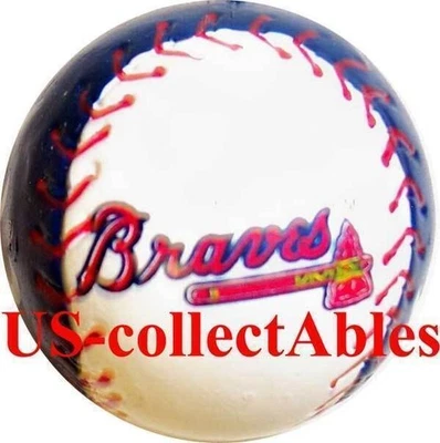 MLB ATLANTA BRAVES Baseball Keychain Sports Collectibles Inexpensive Gift Item - Image 1 of 3