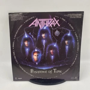 ANTHRAX Persistence Of Time ISLAND 1990 PICTURE DISC PRESSING LP ILPSP9967 VG - Picture 1 of 9