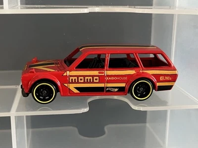Hot Wheels Datsun 510 Bluebird Wagon - MOMO - Loose ERROR - No Windows! - Image 1 of 4