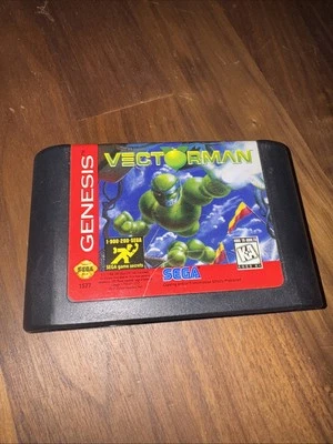 Vectorman (Sega Genesis, 1995) - Tested Working - Cart Only - Image 1 of 3