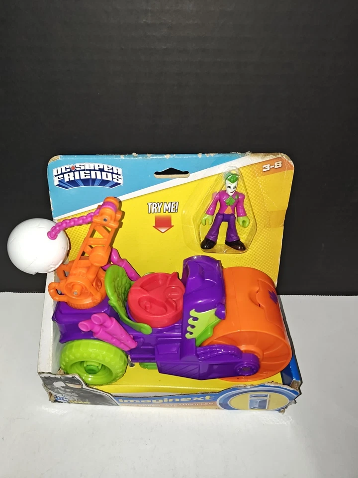 Imaginext The Joker Steamroller Batman DC Super Friends Fisher-